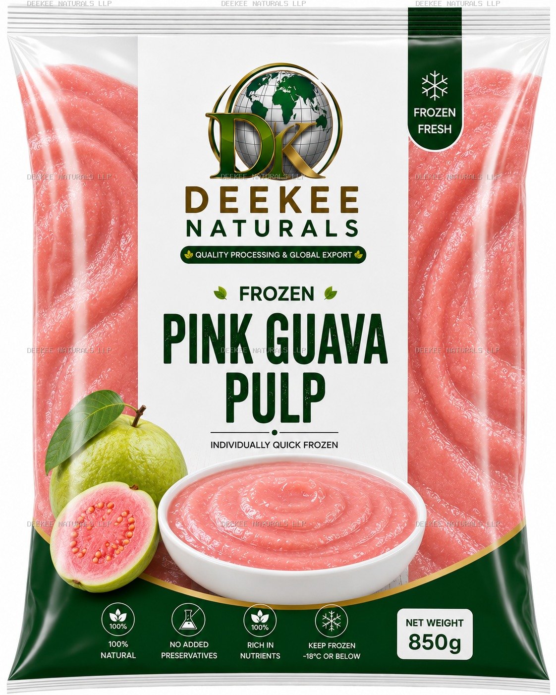 Pink Guava Pulp